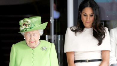 Duchess Meghan received pearl earrings from The Queen for her royal engagement
