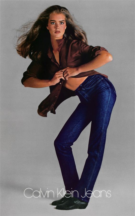 Brooke Shields Features In The New Colourful Designs From Raf Simon And Calvin Klein 1978 Collection