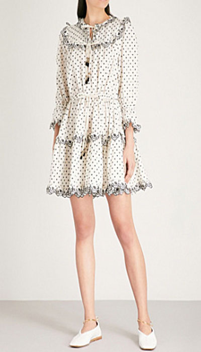 Zimmerman Polka Dot Linen Dress