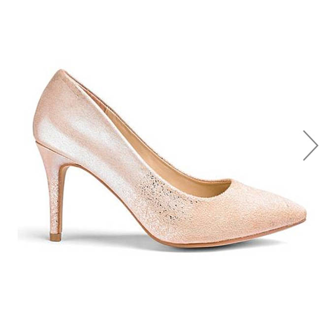 Heavenly Soles Ombre Detail Court Shoe (Oxendales)