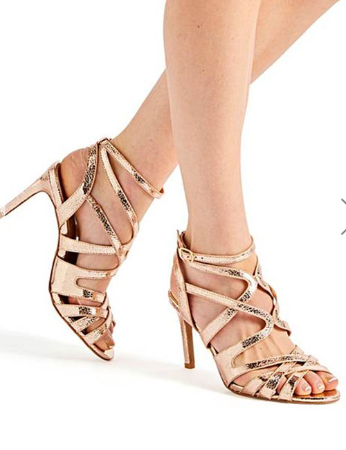 Kristen Cage Sandal Extra Wide EEE Fit (Oxendales)