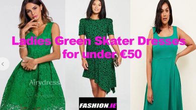 Ladies Green Skater Dresses for under €50