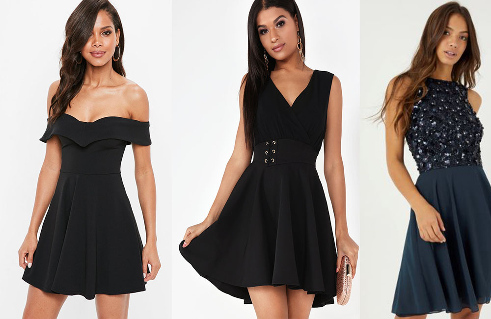 Black Skater Dresses at your fingertips