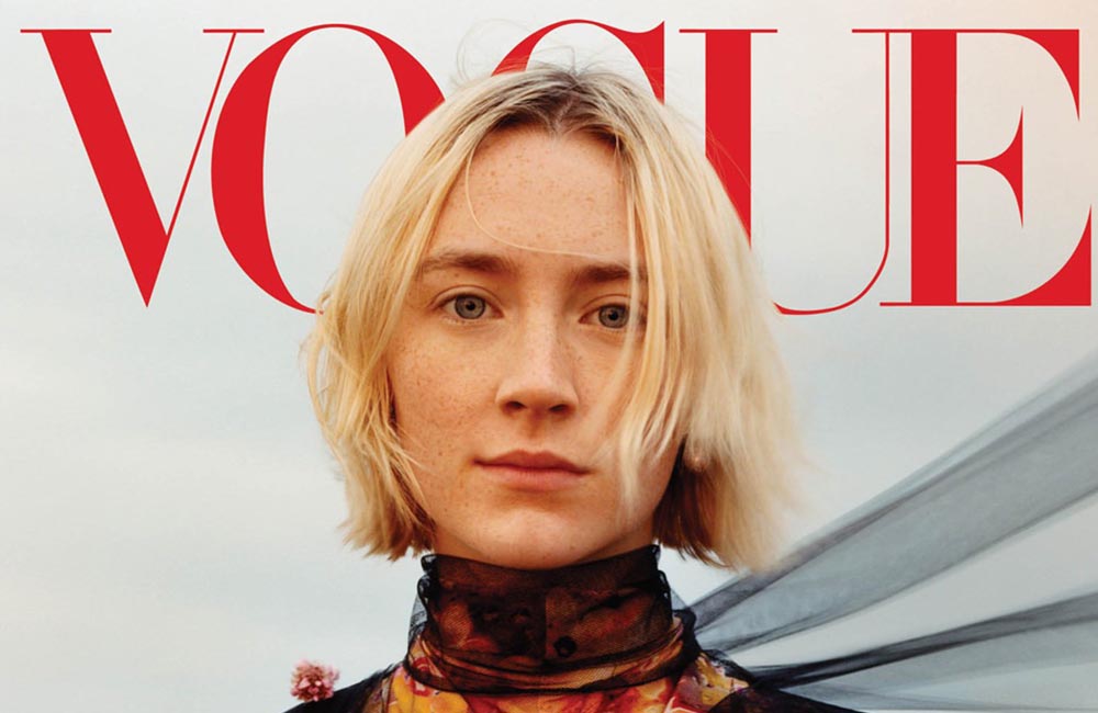 Saoirse Ronan covers Vogue Magazine