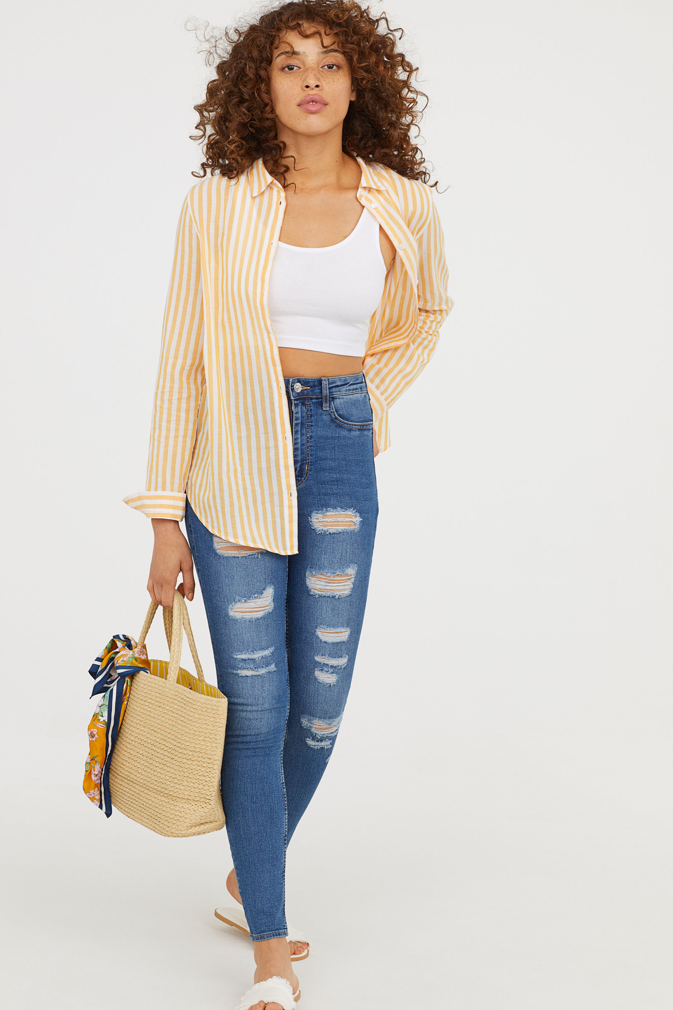 Super Skinny High Jeans (H&M)