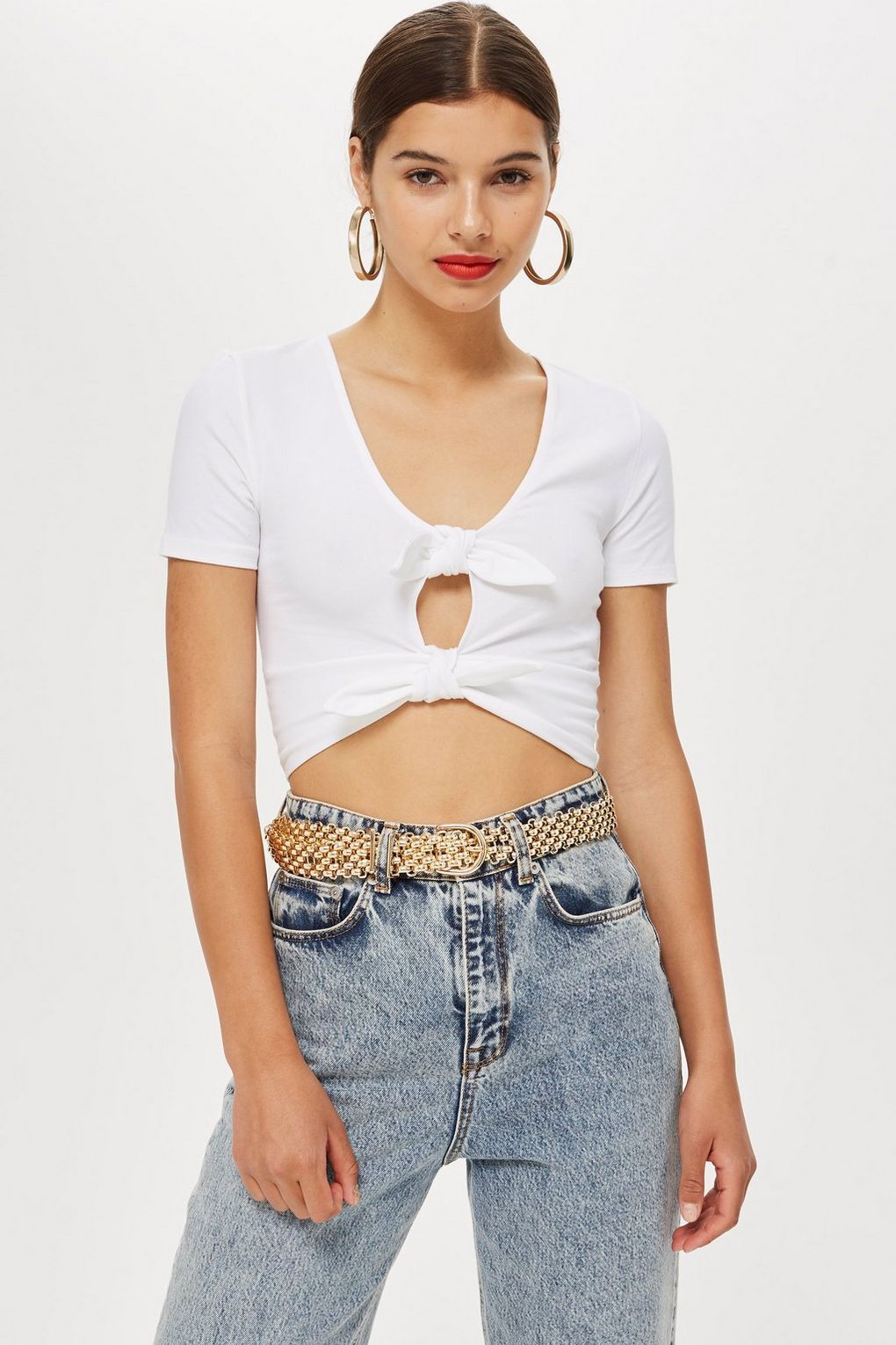 Tall Double Knot Crop Top (Topshop)