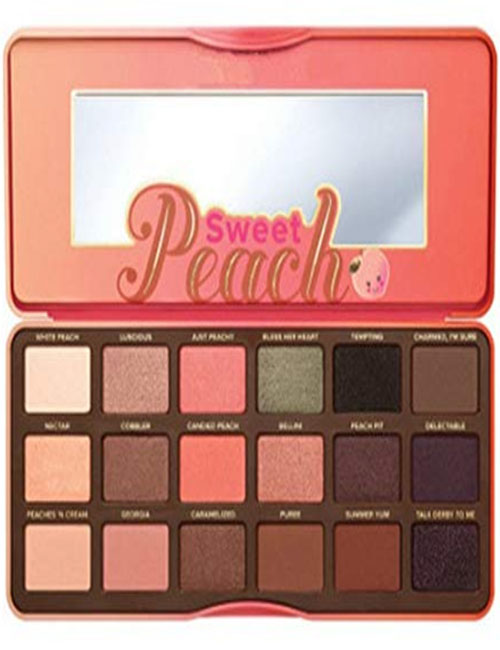 Too Faced Sweet Peach eye shadow palette Debenhams