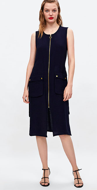 Zip-Up Dress (Zara)