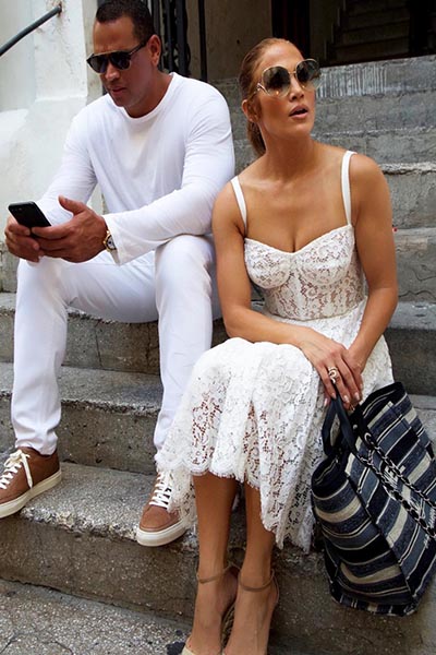Alex Rodriguez &Amp; Jennifer Lopez (Instagram Photo)