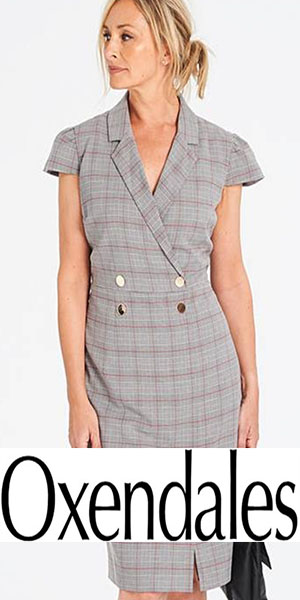 Blazer Check Dress From Oxendales