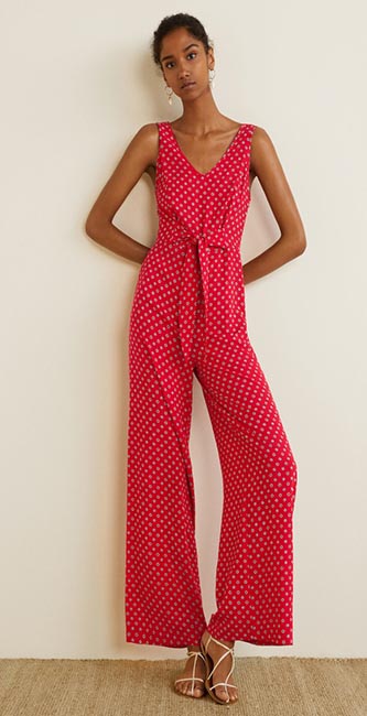 Bow Long Jumpsuit (Mango) €35.99