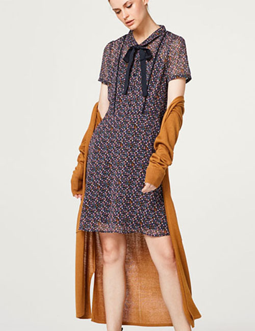 Crocheted Lace chiffon dress (Esprit) €59.99