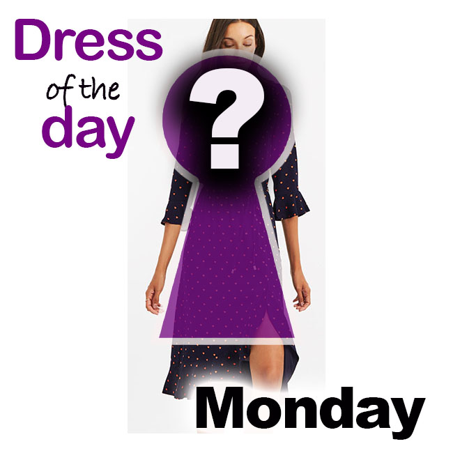 Fashion review of this heart wrap midi dress from Oasis