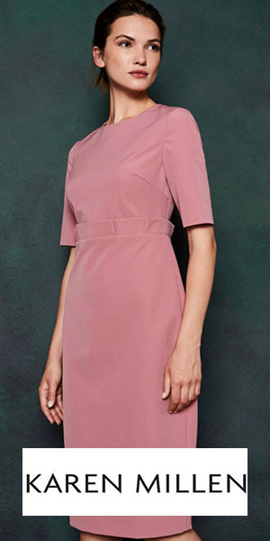 Maggidd Ruffle Waist Pencil Dress from Karen Millen