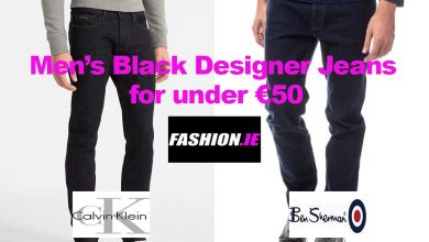 Men’s Black Designer Jeans for under €50