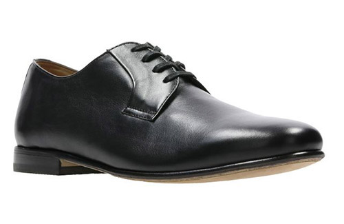 Men’s Black Form Darby Shoe (Clarks) €140