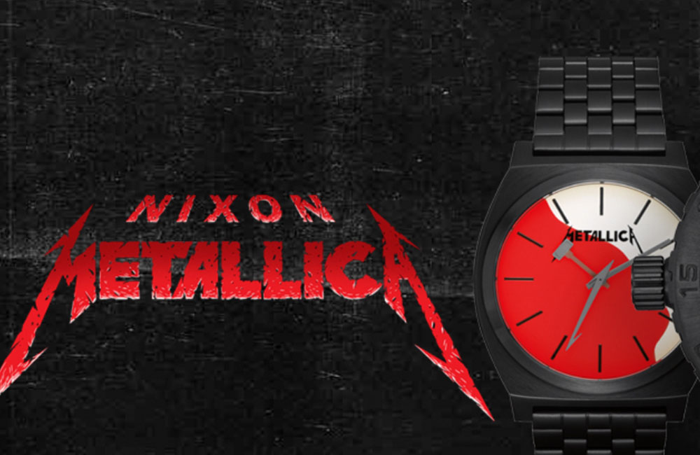 Metallica and Nixon watches collaborate for new watch line