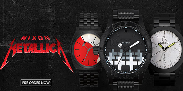 Metallica And Nixon Watches Collaborate For New Watch Line