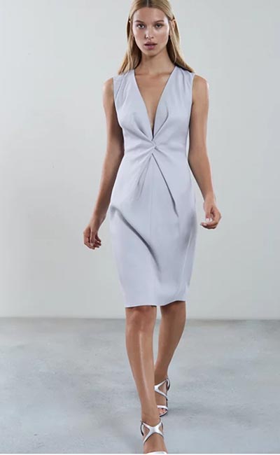 Mosaic Twisted Front Dress From (Reiss) €130.00