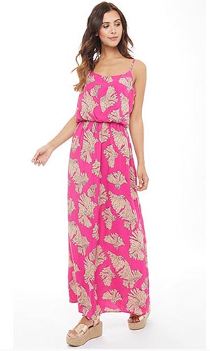 Nova Flower Print Maxi Dress (MandmDirect) €17