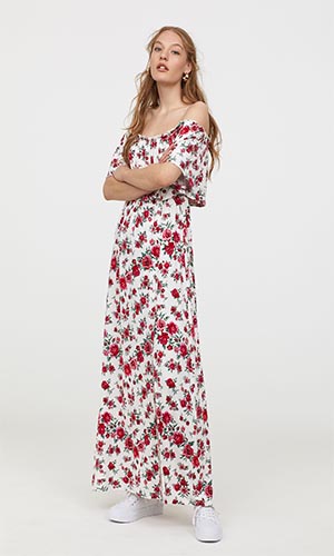 Off The Shoulder Floral Dress ( H&Amp;M) €17.99