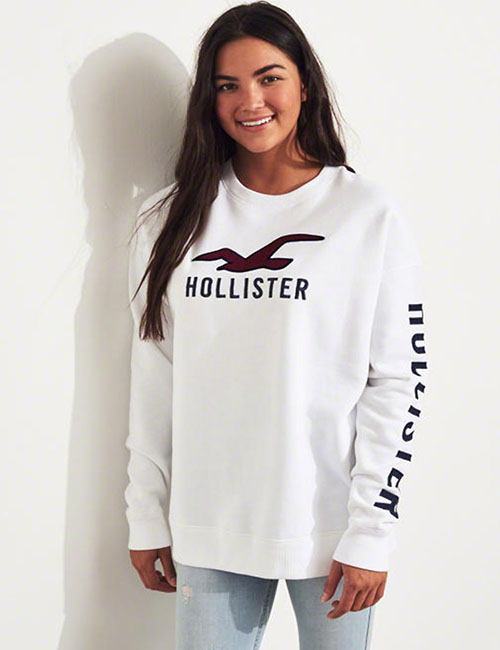 Oversized Crewneck Hoodie (Hollister) €45.00