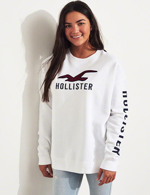 Oversized Crewneck Hoodie (Hollister) €45.00