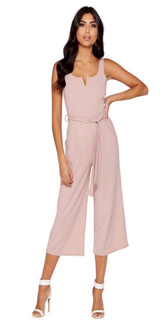 Quiz - TOWIE Dusky Pink Culottes Jumpsuit (Debenhams) €36.00