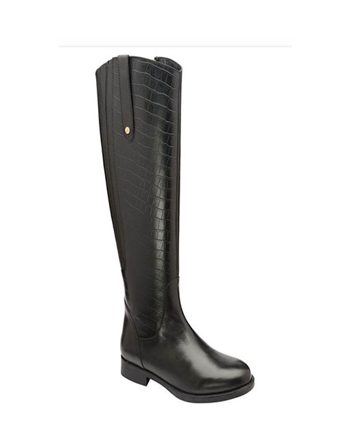 Ravel Black 'Hyder' Flat Knee High Boot (Debenhams) €160.00