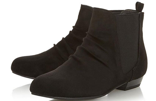 Ruched Chelsea Ankle Boot (Dune) €40.00