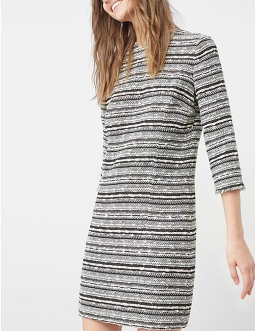 Stripped Jacquard Dress (Mango) €59.95