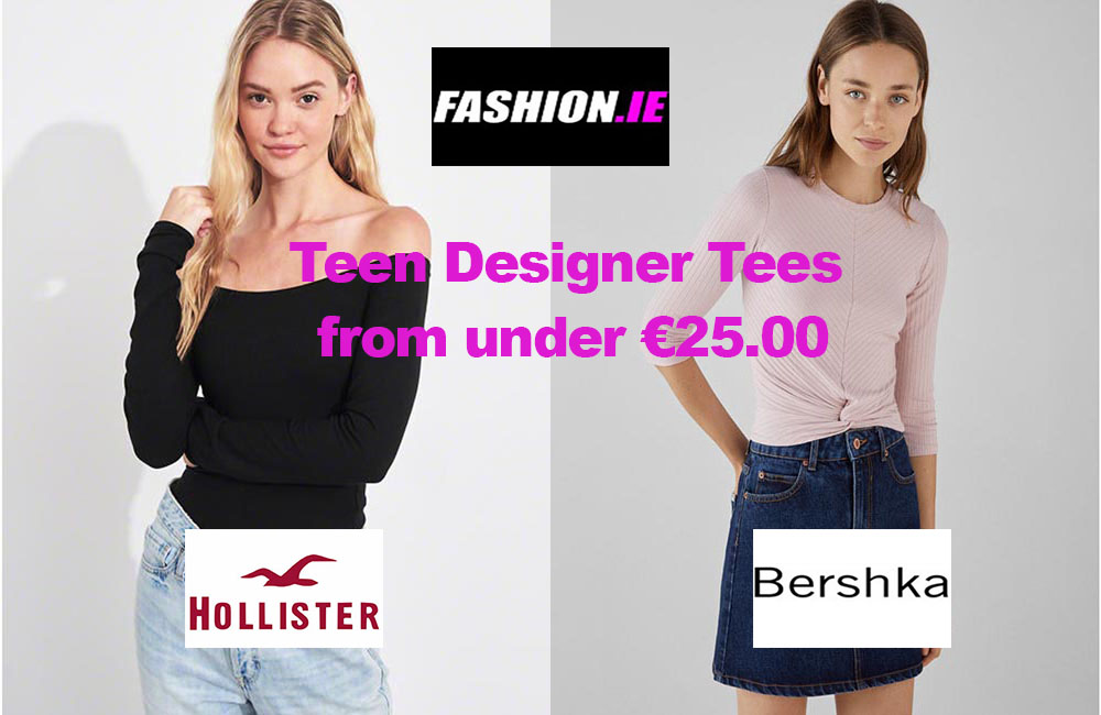 Teen Tees from Bershka & Hollister for under €25