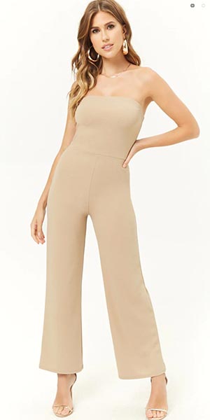 Wide-Leg Tube Jumpsuit (Forever21) €24.00