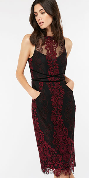 Charvi Lace Shift Dress From Monsoon