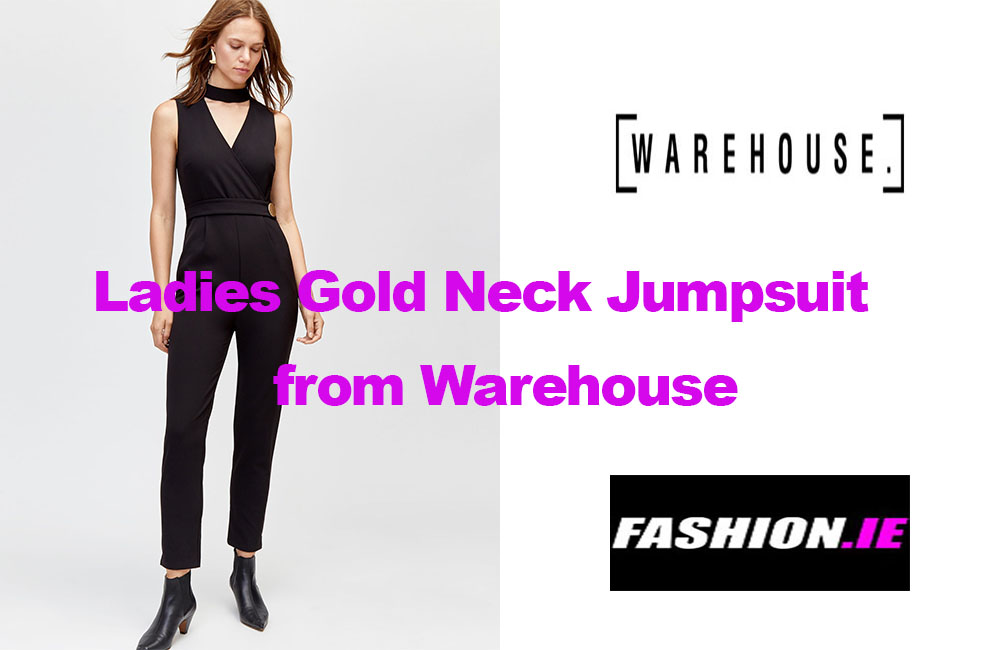Fashion review High Neck Jumpsuit from Warehouse