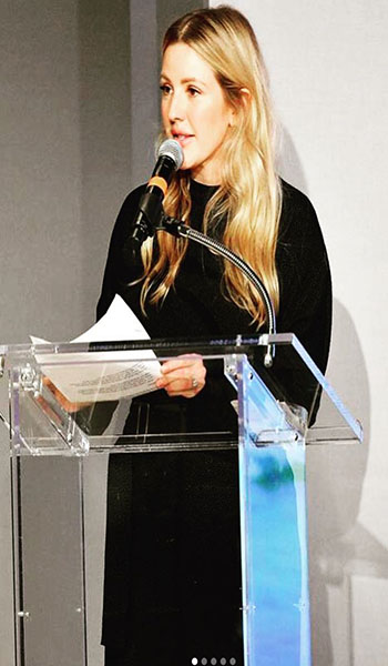 Ellie Goulding At The Fashion 4 Development 2018 Eco Fashion Award (Instagram Photo)