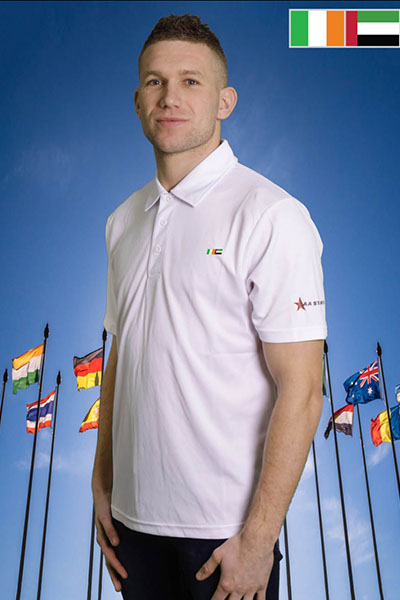 GAASTARS Irish UAE Personalised Irish Polo Shirt