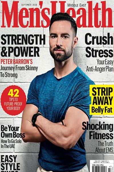 Peter Barron From Clare Appears On The Cover Of Men'S Health Magazine