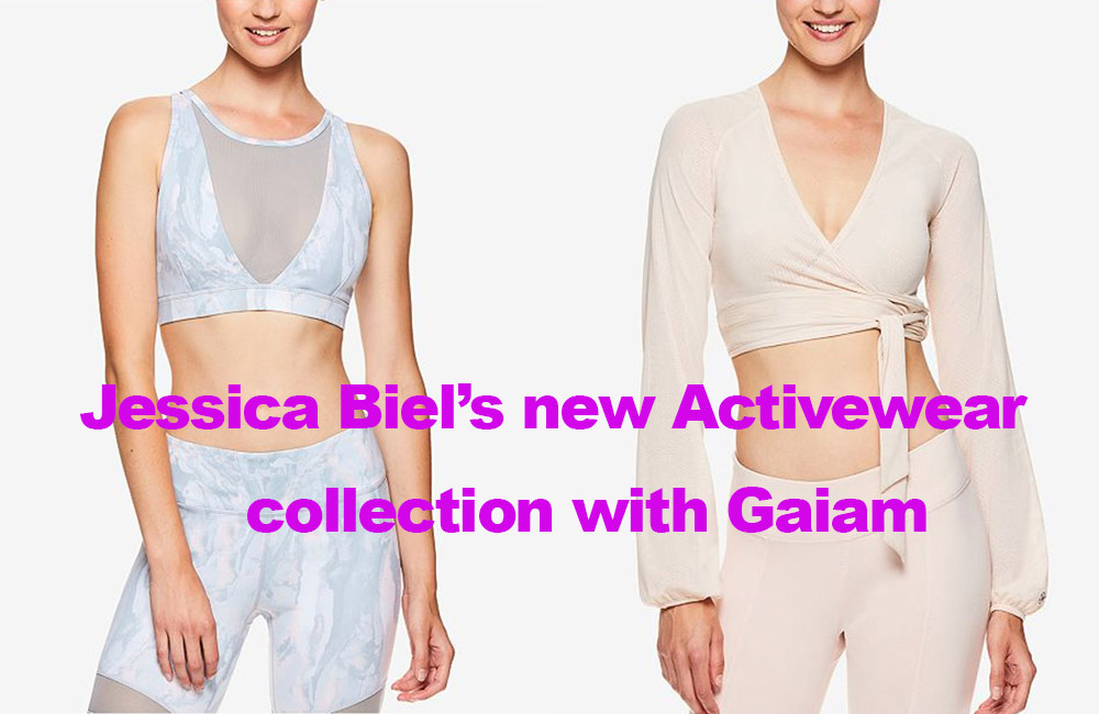 Jessica Biel launches active fashion line with Gaiam