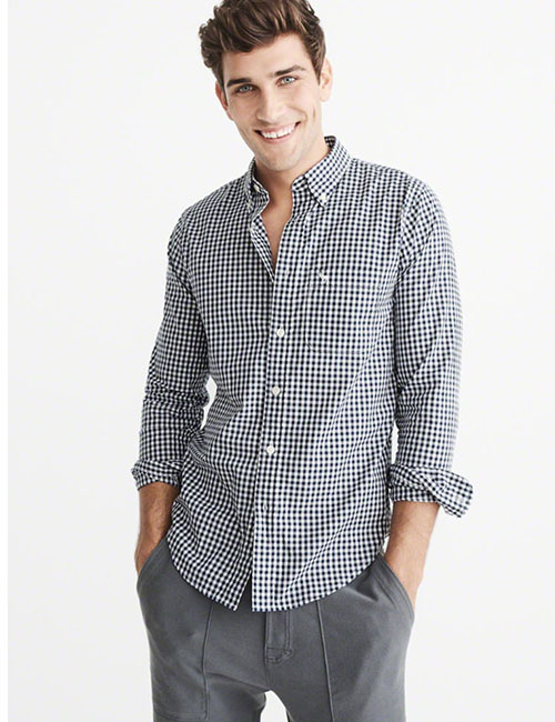 Poplin Shirt For Abercrombie &Amp; Fitch