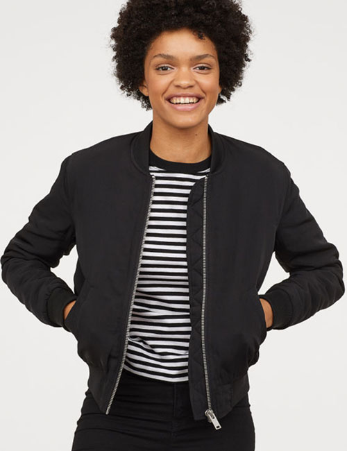 Padded Bomber Jacket (H&Amp;M)