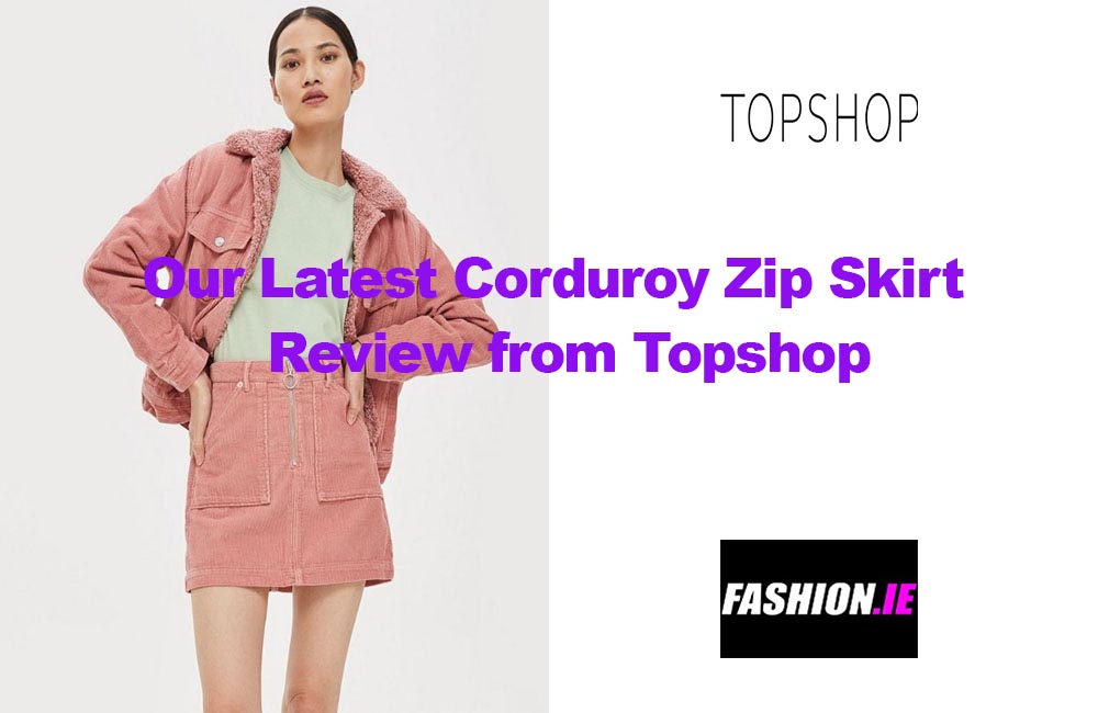 Skirt review Teen Pink Corduroy Skirt from Topshop