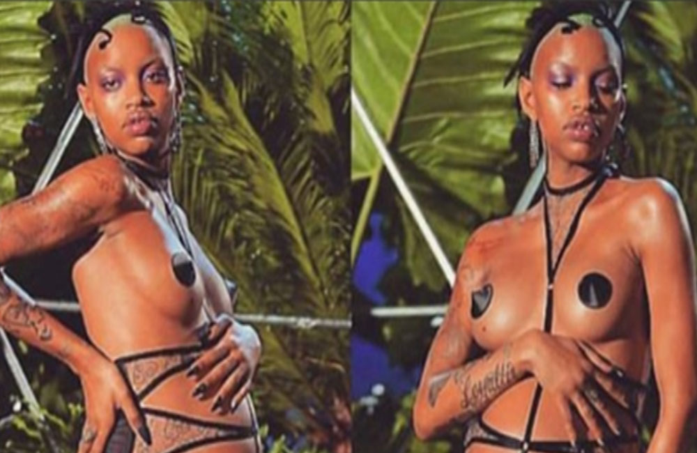 Slick Woods went into labour minutes after Savage X Fenty NYFW show