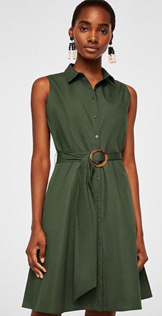 Belted Shift Dress From Mango
