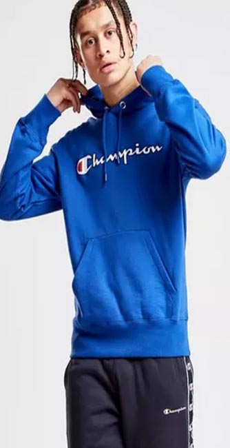 Champion Script Overhead Hoodie from JD Sports