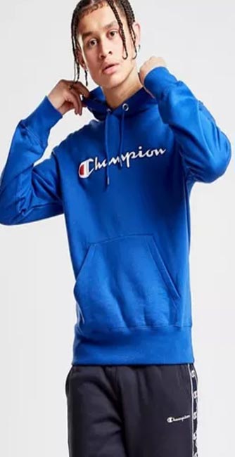 Champion Script Overhead Hoodie From Jd Sports