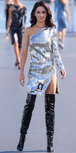 Cheryl dazzles for L’Oreal at Paris Fashion Week (Photo by REX courtesy of L'Oreal)
