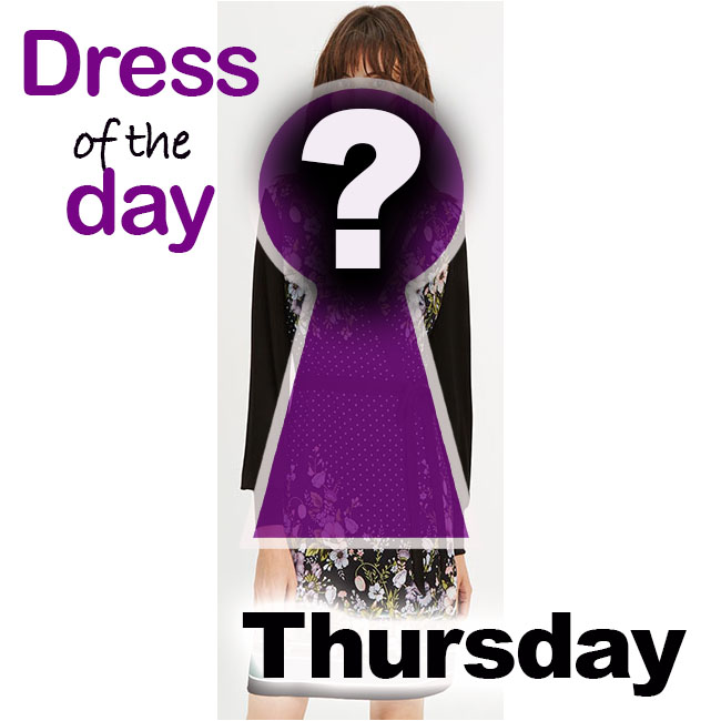 Latest fashion: Print Knot Wrap Dress from Oasis