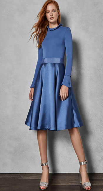 Frill Cuff Dress From Ted Baker