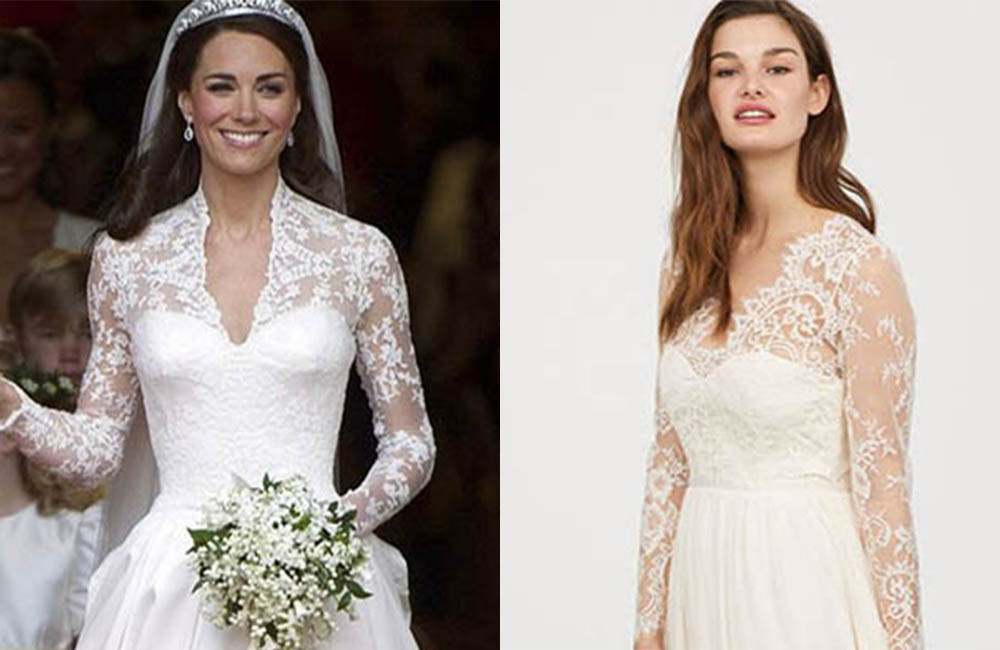 H&M launch Kate Middleton Replica Wedding Dress